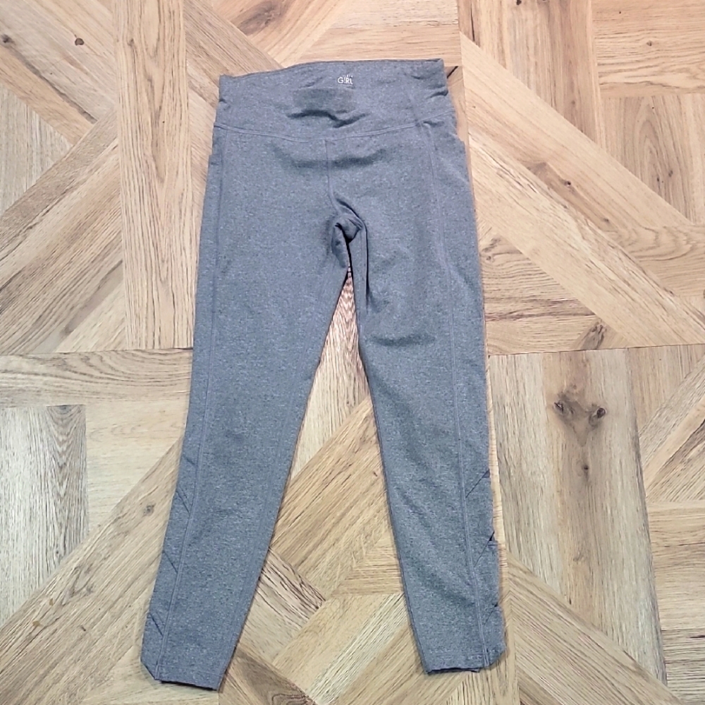Athleta Girl Comfortable Gray Leggings L/12